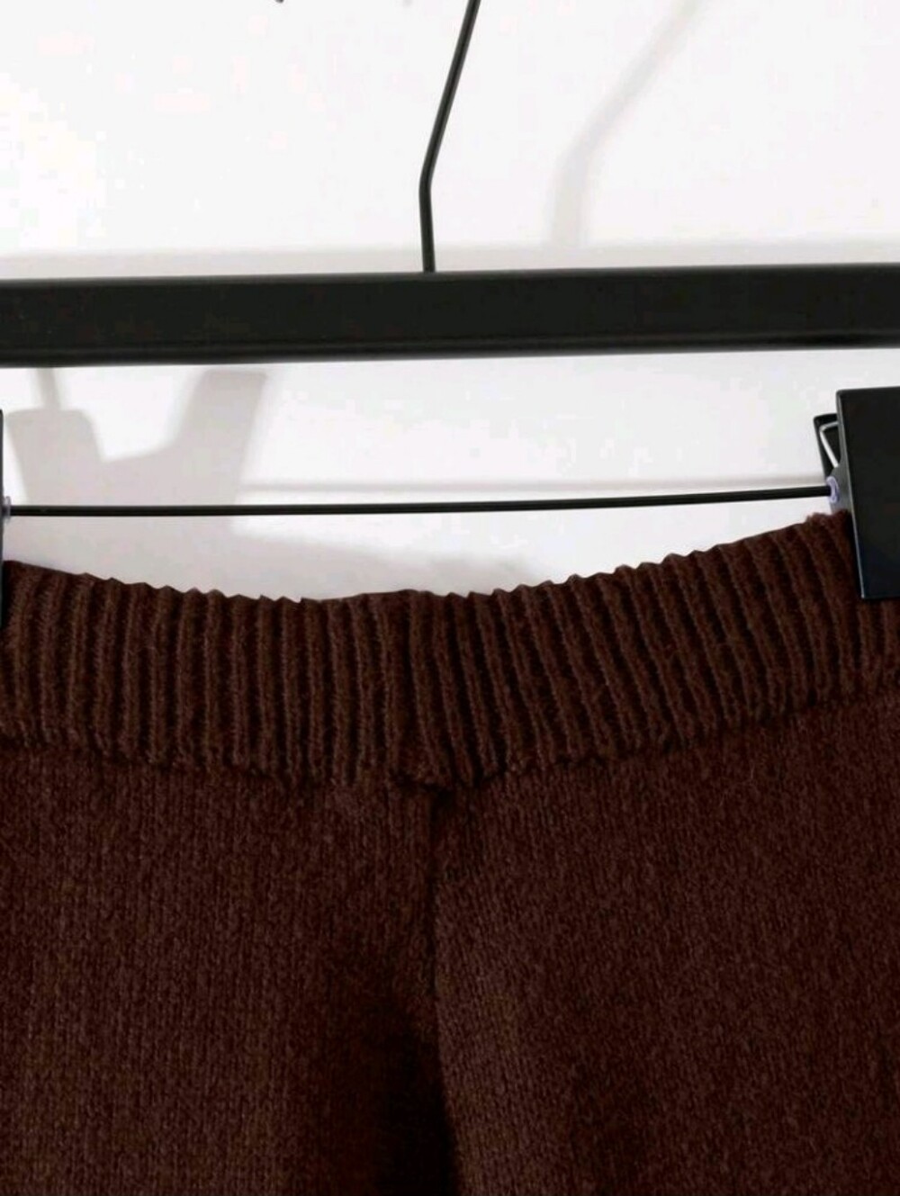 Women's Elegant Solid Color Knitted Sweater And Pants 2 Pieces Set, Autumn - Picture 5 of 7